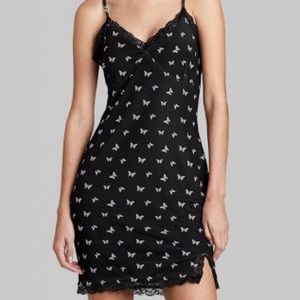 Wild Fable Sleeveless Lace Trim Mesh Bodycon Dress (WITH TAGS)